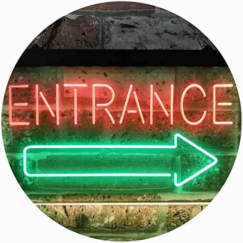 Entrance Right Arrow LED Light Sign - LED Gift Works