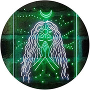 Psychic Girl Moon Star Bedroom Decoration LED Light Sign - LED Gift Works