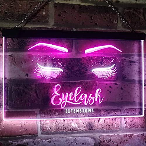 Beauty Salon Eyelash Extensions LED Neon Light Sign - Way Up Gifts