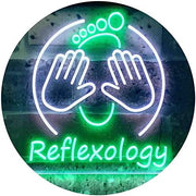 Foot Reflexology Massage LED Light Sign - LED Gift Works