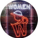Retro Women Toilet Restroom LED Light Sign - Way Up Gifts