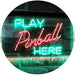 Arcade Game Room Play Pinball Here LED Light Sign - Way Up Gifts