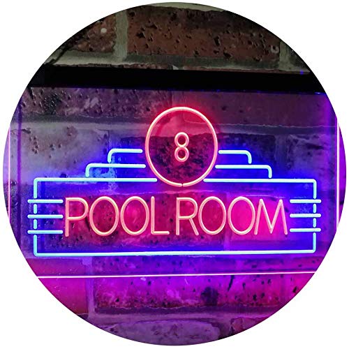 Billiards Pool Room LED Light Sign - Way Up Gifts