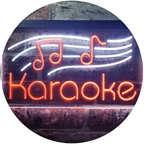 Karaoke Music Notes LED Light Sign - LED Gift Works