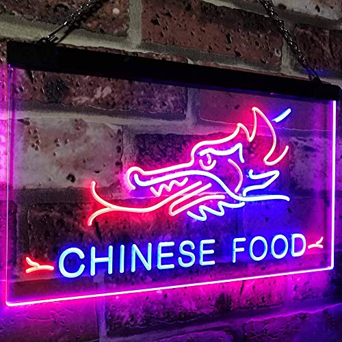 Restaurant Dragon Chinese Food LED Light Sign - LED Gift Works