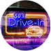 Movie Theater 50s Drive In LED Light Sign - Way Up Gifts