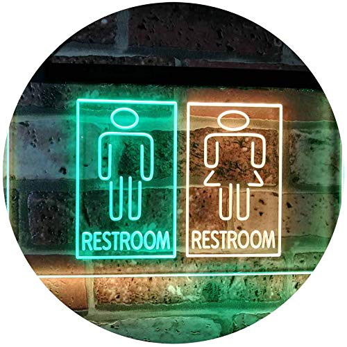 Male Female Restroom LED Light Sign - Way Up Gifts