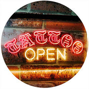 Tattoo Open LED Light Sign - LED Gift Works
