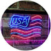 USA Flag LED Light Sign - Way Up Gifts