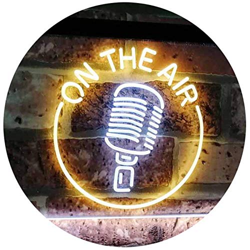 Microphone On The Air LED Light Sign - Way Up Gifts