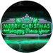 Merry Christmas & Happy New Year Dual Color LED Light Sign - Way Up Gifts