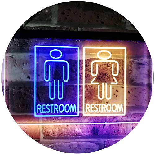 Male Female Restroom LED Light Sign - Way Up Gifts