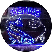 Fishing Camp Cabin LED Light Sign - LED Gift Works