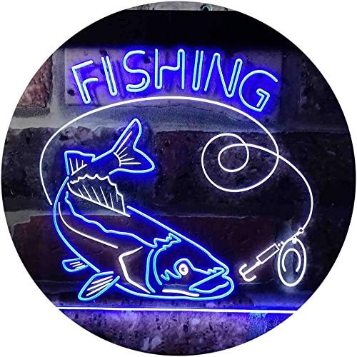 Fishing Camp Cabin LED Light Sign - Way Up Gifts