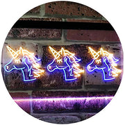 Three Unicorns LED Light Sign - LED Gift Works