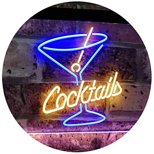 Cocktails LED Light Sign - Way Up Gifts