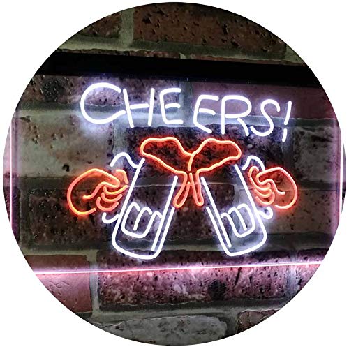 Beer Mugs Cheers LED Light Sign - LED Gift Works