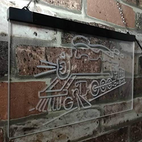 Kids Room Decor Train LED Light Sign - Way Up Gifts