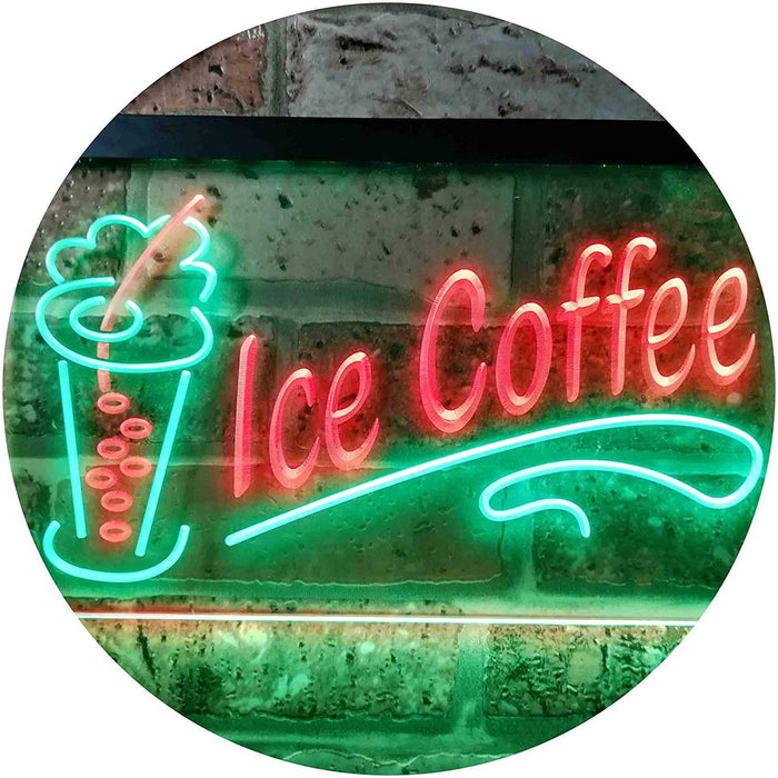 Ice Coffee LED Light Sign - Way Up Gifts