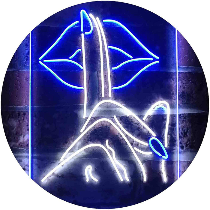 Finger Nail On Lip Beauty Salon LED Light Sign - Way Up Gifts