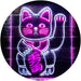 Maneki Neko Lucky Cat Welcome Japan LED Light Sign - Way Up Gifts