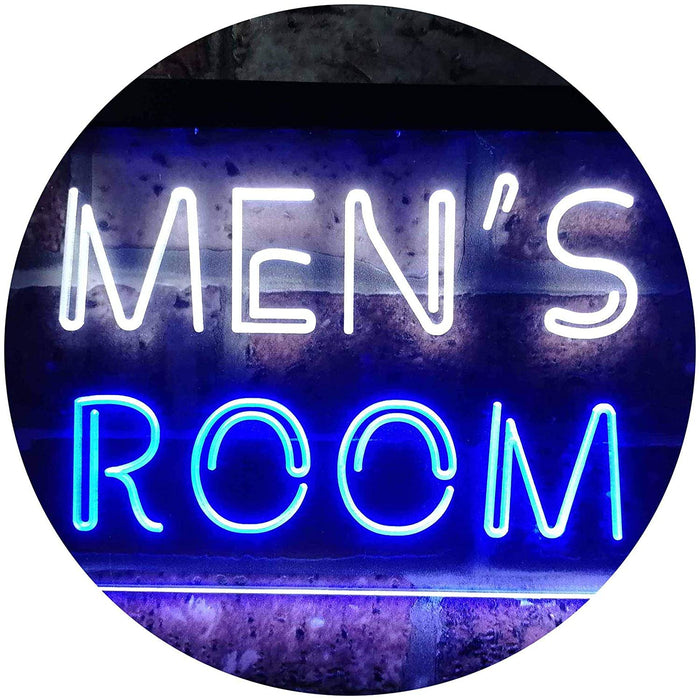 Bathroom Restroom Men's Room LED Light Sign - Way Up Gifts