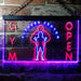 Fitness Center Open Gym LED Light Sign - Way Up Gifts