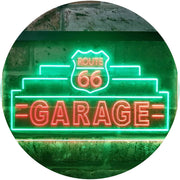 Route 66 Garage LED Light Sign - LED Gift Works