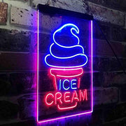 Ice Cream Cones LED Light Sign - LED Gift Works