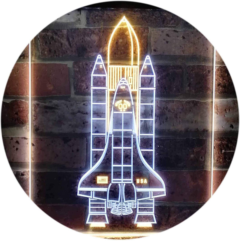 Astronaut Space Shuttle LED Light Sign - LED Gift Works
