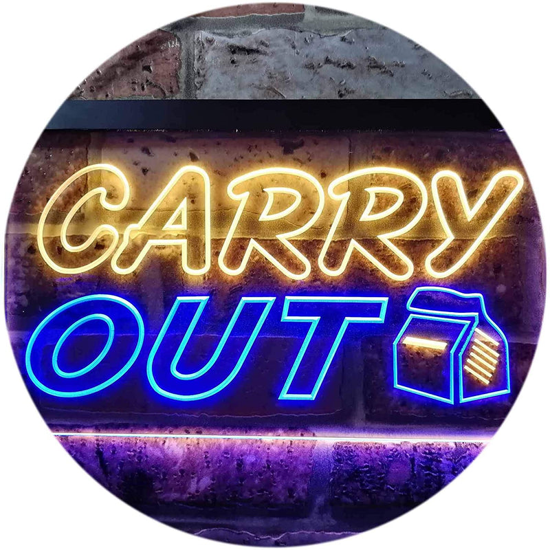 Food to Go Carry Out LED Light Sign - LED Gift Works