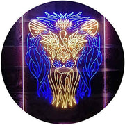 Lion Art Decor LED Light Sign - LED Gift Works