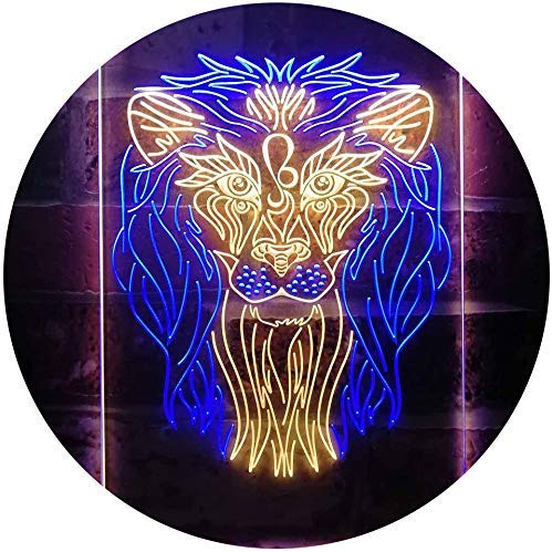 Lion Art Decor LED Light Sign - Way Up Gifts