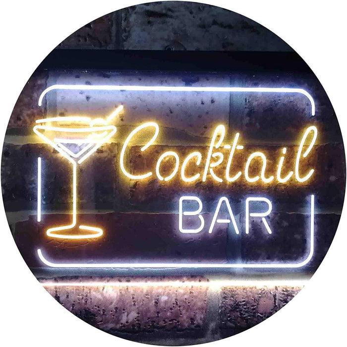Cocktail Bar LED Light Sign - Way Up Gifts