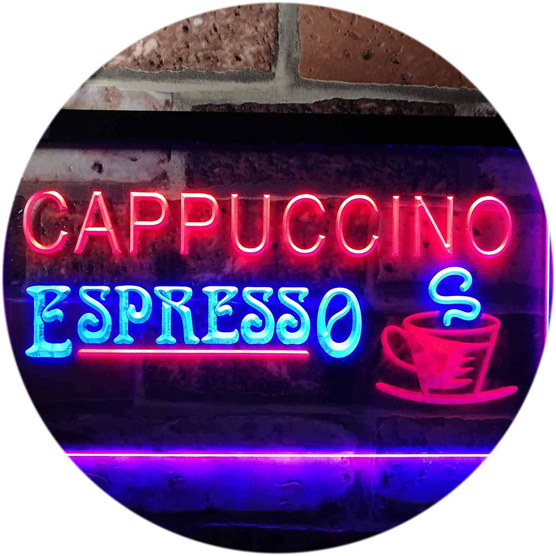 Coffee Cappuccino Espresso LED Light Sign - LED Gift Works