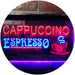 Coffee Cappuccino Espresso LED Light Sign - Way Up Gifts