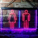 Men Women Bathroom Restroom LED Light Sign - Way Up Gifts