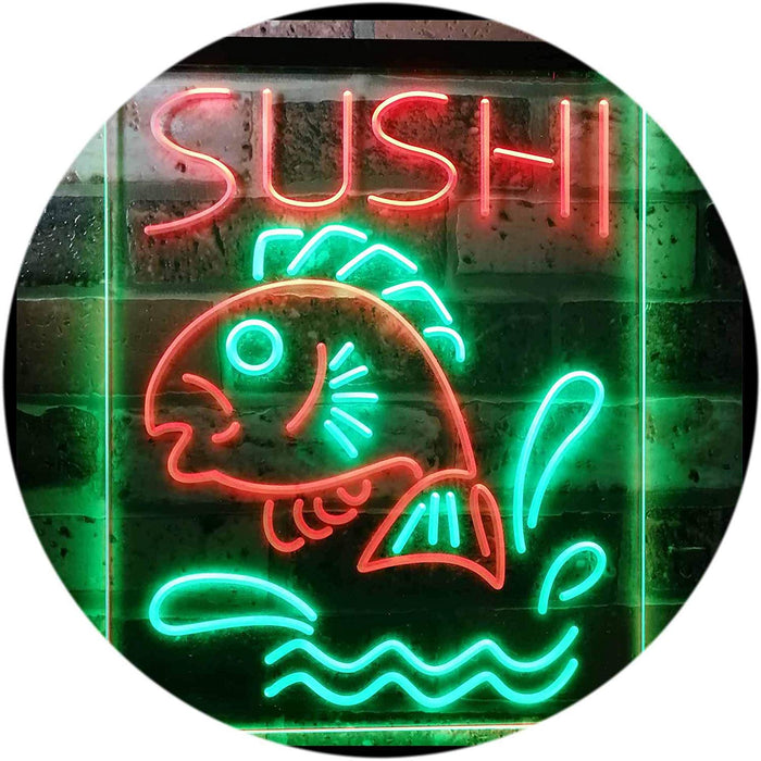 Fish Sushi LED Light Sign - Way Up Gifts