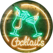 Cocktails LED Light Sign - LED Gift Works