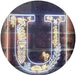 Family Name Letter U Monogram Initial LED Light Sign - Way Up Gifts