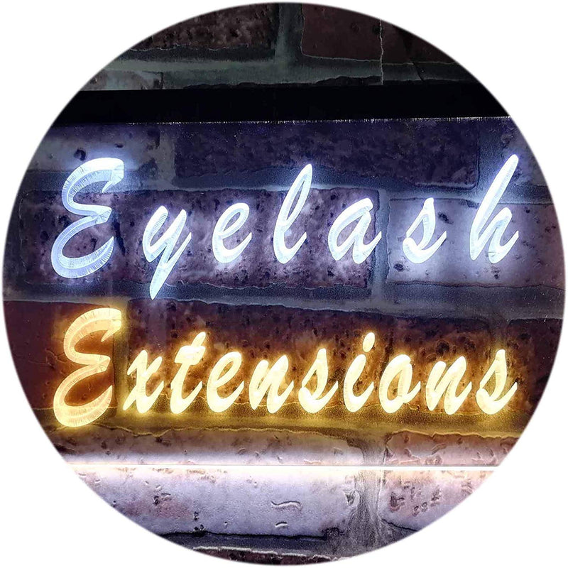 Beauty Salon Eyelash Extensions LED Light Sign - LED Gift Works