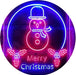 Merry Christmas Decoration Snowman LED Light Sign - Way Up Gifts