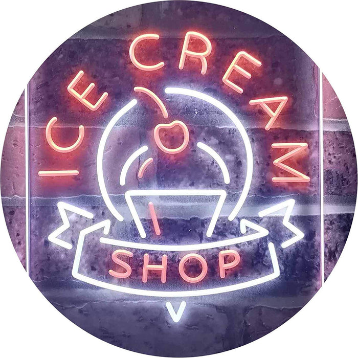 Ice Cream Shop LED Light Sign - Way Up Gifts