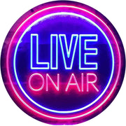 Live On Air LED Light Sign - LED Gift Works