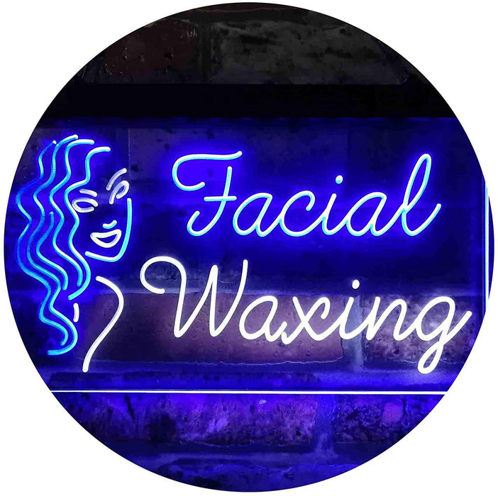 Facial Waxing LED Light Sign - Way Up Gifts