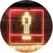 Men Bathroom Restroom LED Light Sign - LED Gift Works