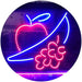Apple Grapes Banana Grocery Fruit LED Light Sign - Way Up Gifts
