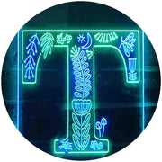 Family Name Letter T Monogram Initial LED Light Sign - LED Gift Works