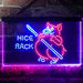 Nice Rack BBQ Pig Pool Billiards LED Light Sign - Way Up Gifts