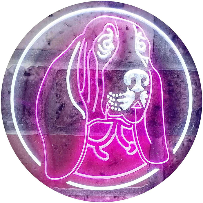 Basset Hound Dog LED Light Sign - Way Up Gifts